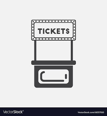 Carnival ticket booth vector image