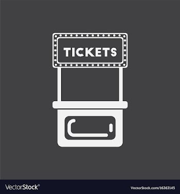 Carnival ticket booth vector image