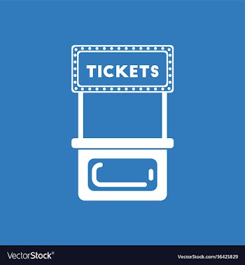Carnival ticket booth vector image