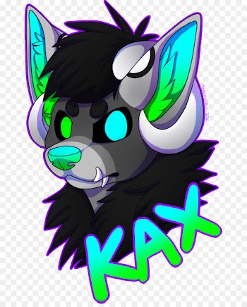 Carnivora Dragon Green Clip art - furry art badge 