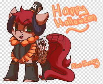 Carnivores Horse Illustration Cartoon Mammal, happy halloween happy transparent background PNG clipart