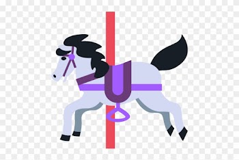 Carousel Horse Emoji For Facebook, Email &amp; Sms - Merry Go Round Emoji