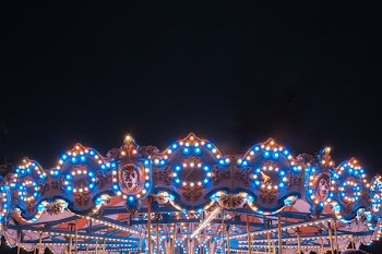 Carousel Lights At Night