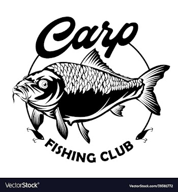 carp fish logo design
