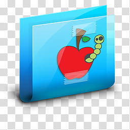 Carpetas blue y pink, red apple fruit art transparent background PNG clipart
