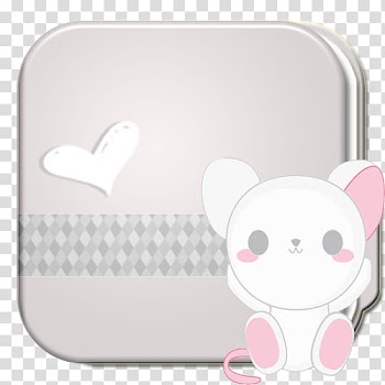 CarpetasAnimal, white and pink animal illustration transparent background PNG clipart