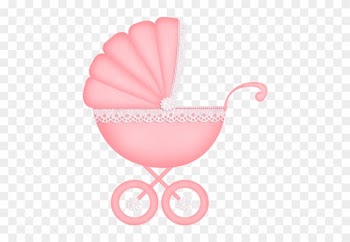 Carriage Clipart Baby Pink - Baby Carriage Clipart Pink