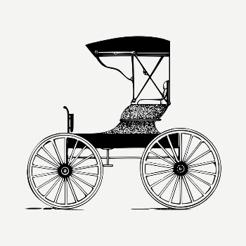 Carriage drawing, vintage illustration psd. | Free PSD - rawpixel