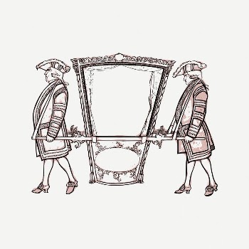 Carriage frame collage element, vintage | Free PSD Illustration - rawpixel