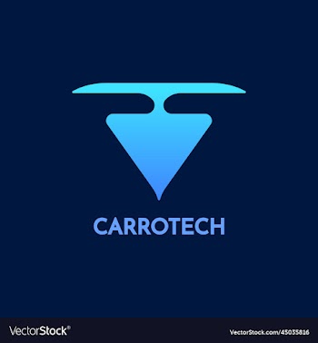 carrot and technology logo design