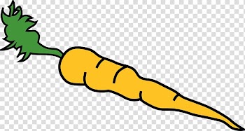 Carrot Black and white , Carrot with leaves transparent background PNG clipart