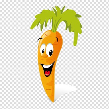 Carrot character illustration, Carrot Animation Vegetable , cartoon carrot transparent background PNG clipart