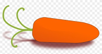 Carrot Clipart Orange Color - Food For Baby Drawing