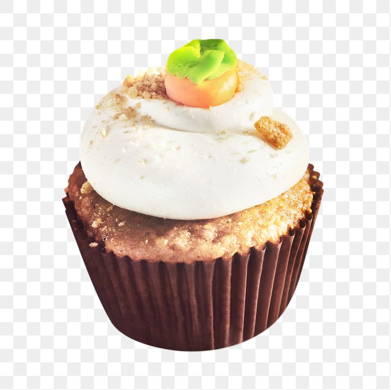 Carrot cupcake  png sticker, | Free PNG - rawpixel