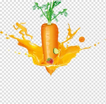 Carrot juice Vegetable, Carrot Creative transparent background PNG clipart