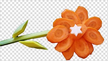 Carrot Vegetable Flower, Flowers and vegetables transparent background PNG clipart