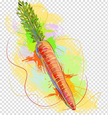 Carrot Vegetable, painted carrot transparent background PNG clipart