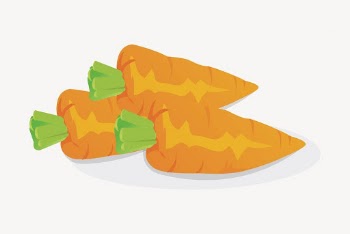 Carrots clipart, vegetable illustration psd. | Free PSD - rawpixel