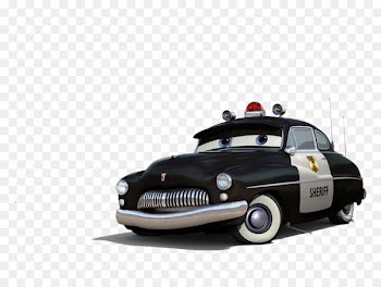 Cars Mater Lightning McQueen Doc Hudson Pixar - Sheriff 