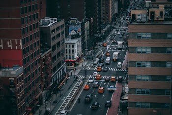 Cars on Street of City during Daytimne