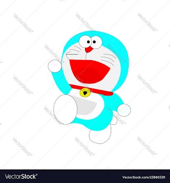 Carton doremon vector image