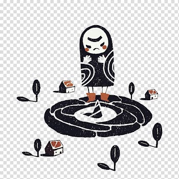 Cartoon Abstract art Illustration, Abstract totem baby house transparent background PNG clipart
