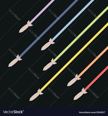 Cartoon air bomb vector image