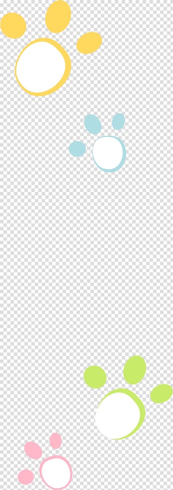 Cartoon Animal, Cartoon animal footprints transparent background PNG clipart
