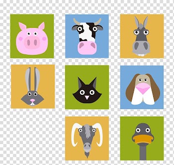 Cartoon Animal, Cartoon Avatar transparent background PNG clipart