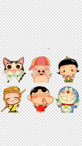 Cartoon animals elements transparent background PNG clipart