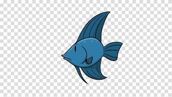 Cartoon Animation Illustration, Fish transparent background PNG clipart