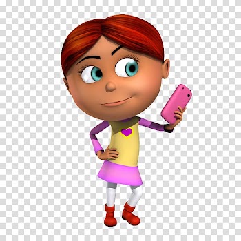 Cartoon Animation Selfie , selfie transparent background PNG clipart