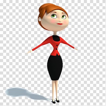 Cartoon Animation Woman , Animation transparent background PNG clipart