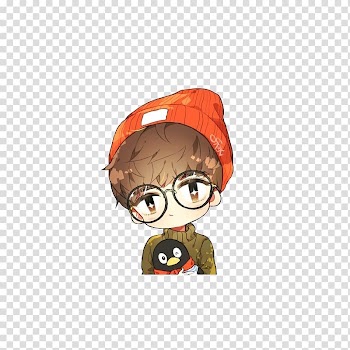 Cartoon Anime That Song, Fashion cartoon hand painted hat anime boy transparent background PNG clipart