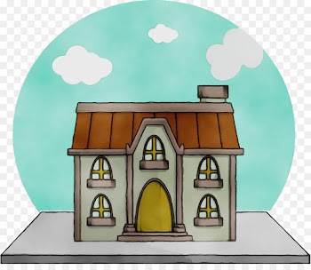 cartoon arch nativity scene architecture building