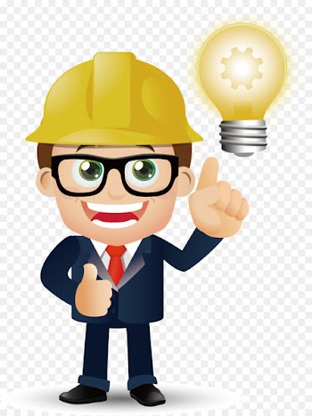 Cartoon Architecture - Architectural Engineer vector material 