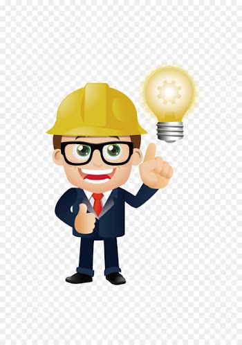 Cartoon Architecture Drawing - engineer 