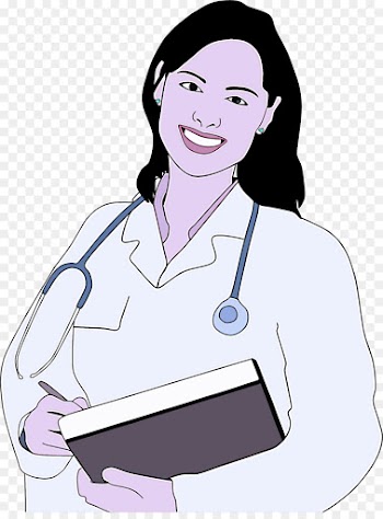 cartoon arm health care provider nurse finger