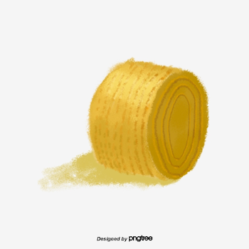 Cartoon Autumn Haystack, Rural, Cartoon, Scenes PNG Transparent ...