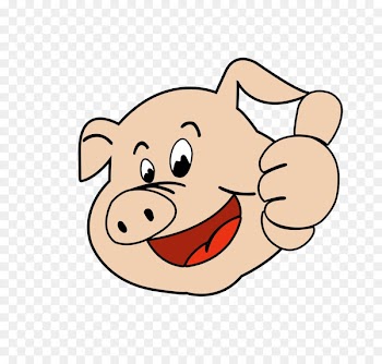 Cartoon Avatar Domestic pig - The pig 's pig' s head 