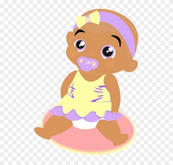 Cartoon Baby Girl Pictures 9, Buy Clip Art - Clip Art Baby Black