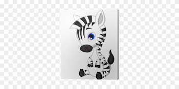 Cartoon Baby Zebra