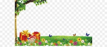 Cartoon background elements 