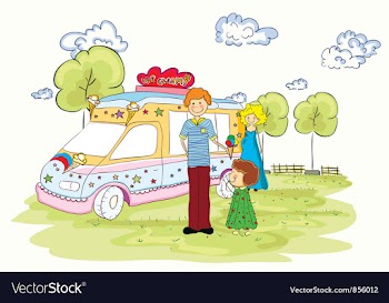 Cartoon background vector image