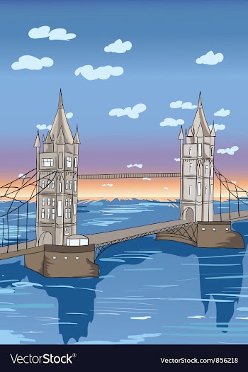 Cartoon background vector image
