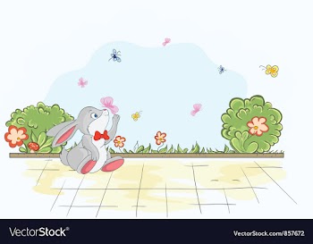 Cartoon background vector image