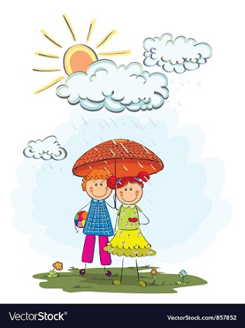 Cartoon background vector image