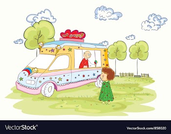 Cartoon background vector image