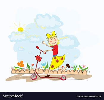 Cartoon background vector image