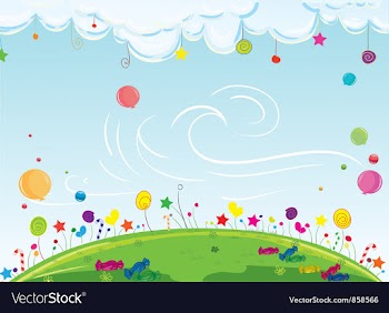Cartoon background vector image